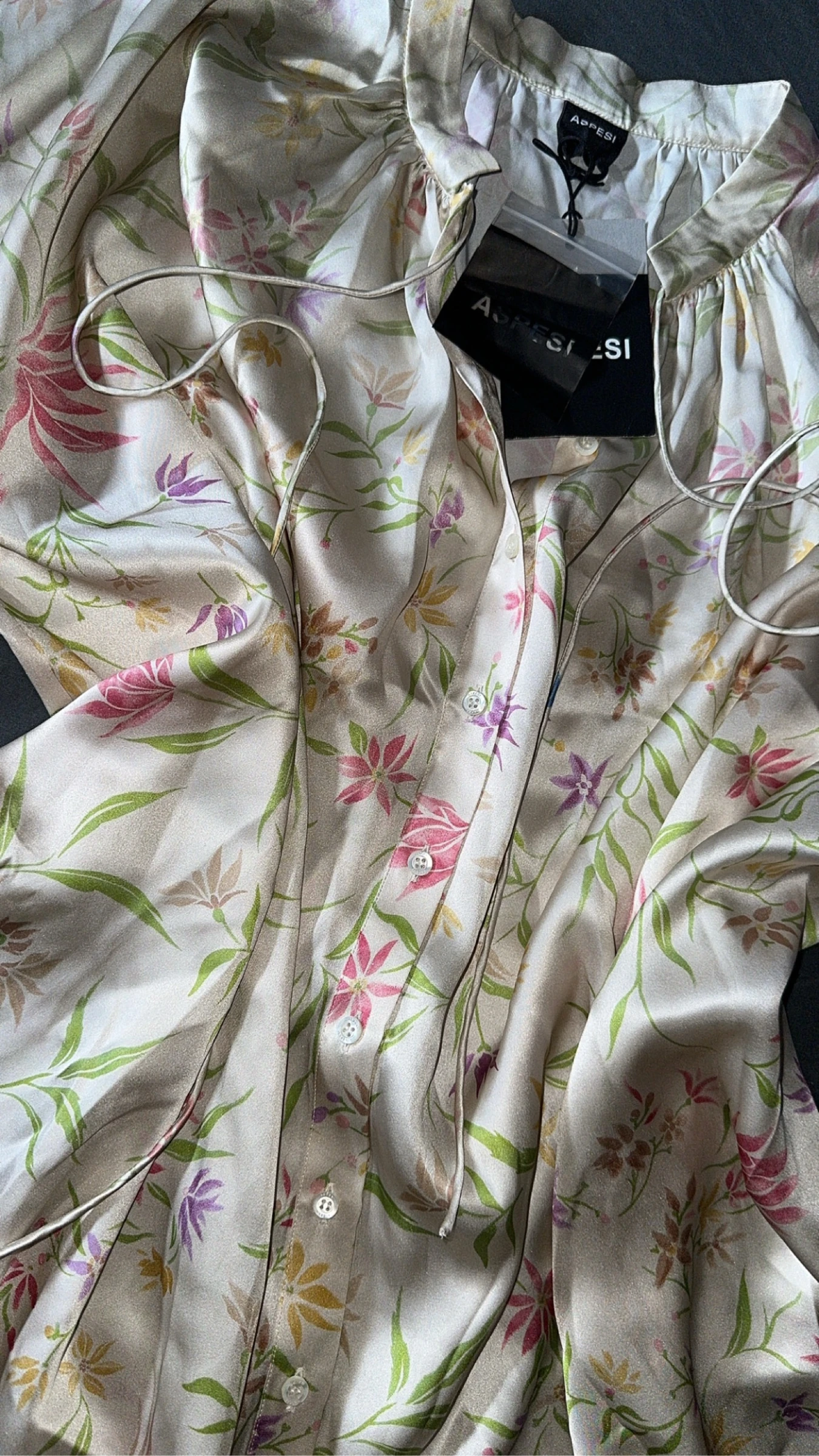 Chemise ASPESI 100 % soie - Neuve avec étiquette - Made in Italy - XS – photo 2